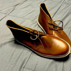 Frye Men’s Gates Chukka Fashion Sneaker Whiskey Man size 11